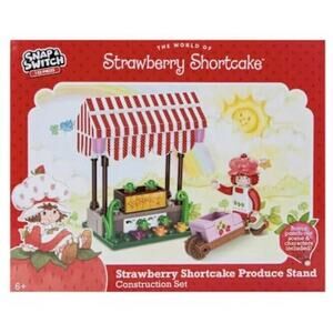 🔥The World Of Strawberry Shortcake Produce Stand Snap & Switch Construct Set